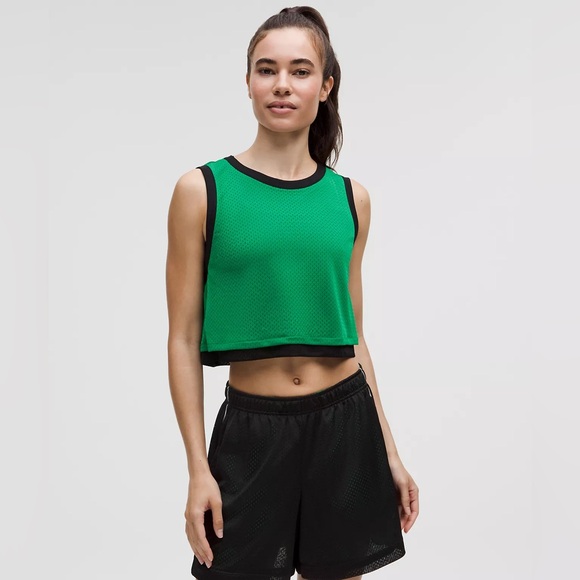 lululemon athletica Tops - Lululemon reversible tank black and green NWT